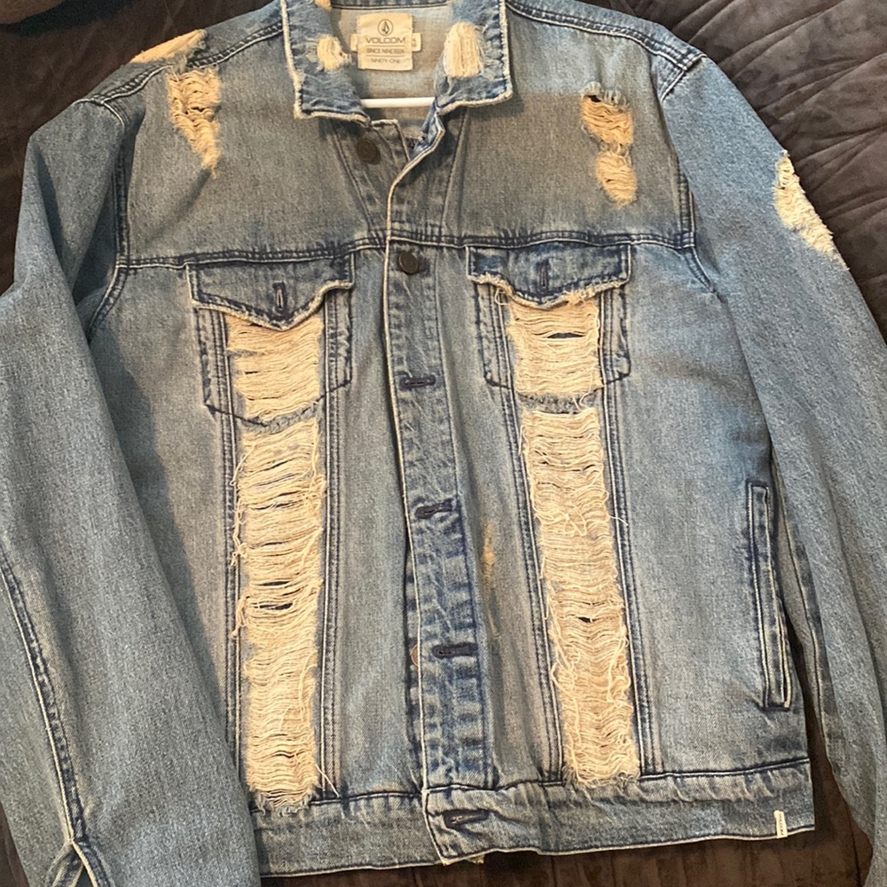 Distressed Jean jacket